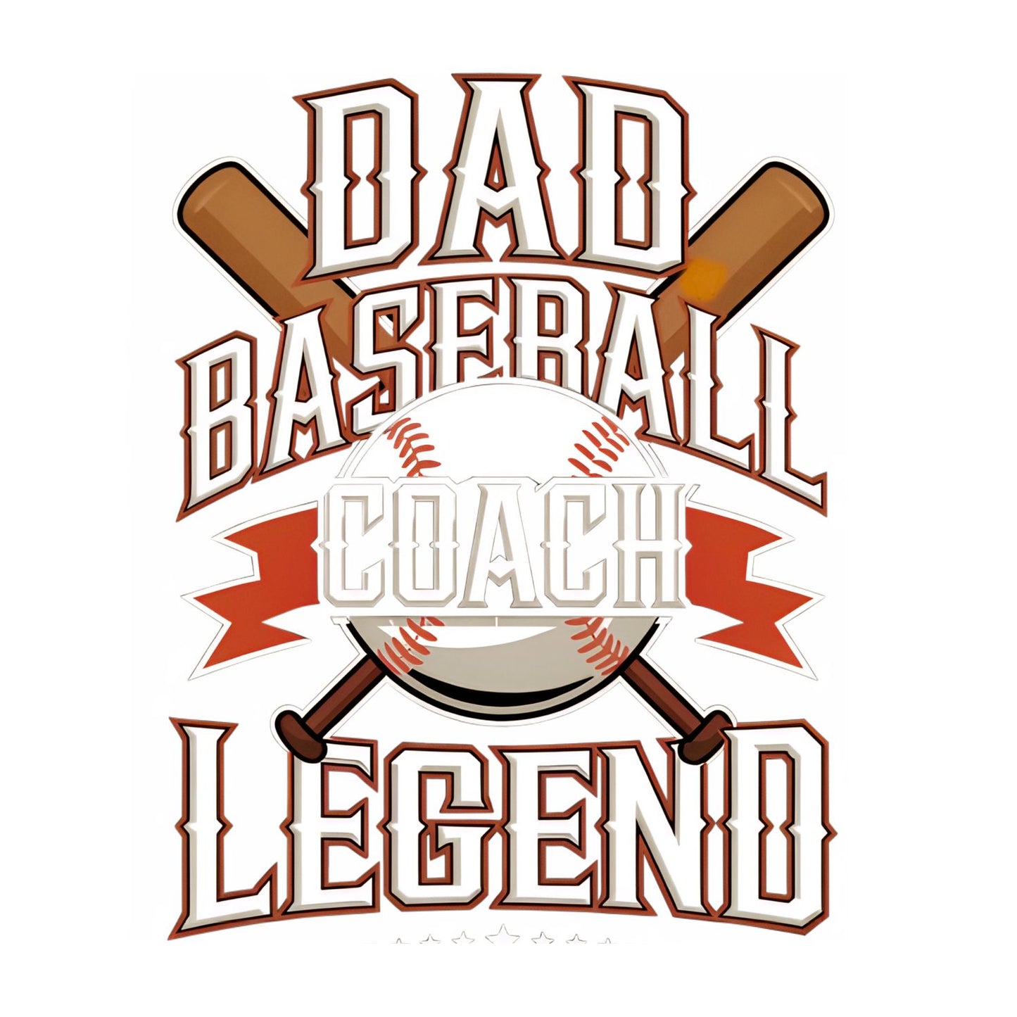 Dad Baseball Coach Legend T-Shirt | Sports Graphic Tee | Father’s Day Shirt | Birthday