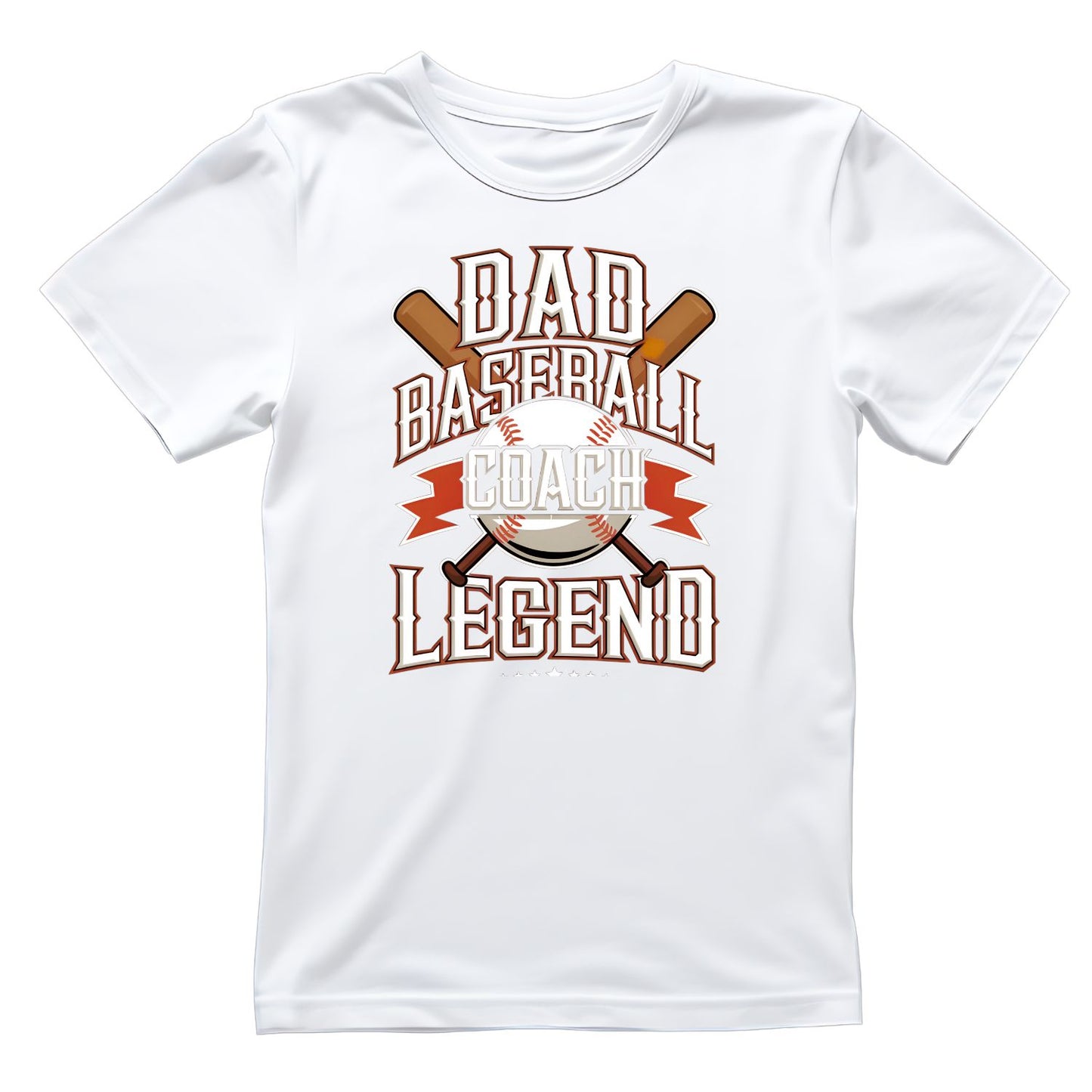 Dad Baseball Coach Legend T-Shirt | Sports Graphic Tee | Father’s Day Shirt | Birthday