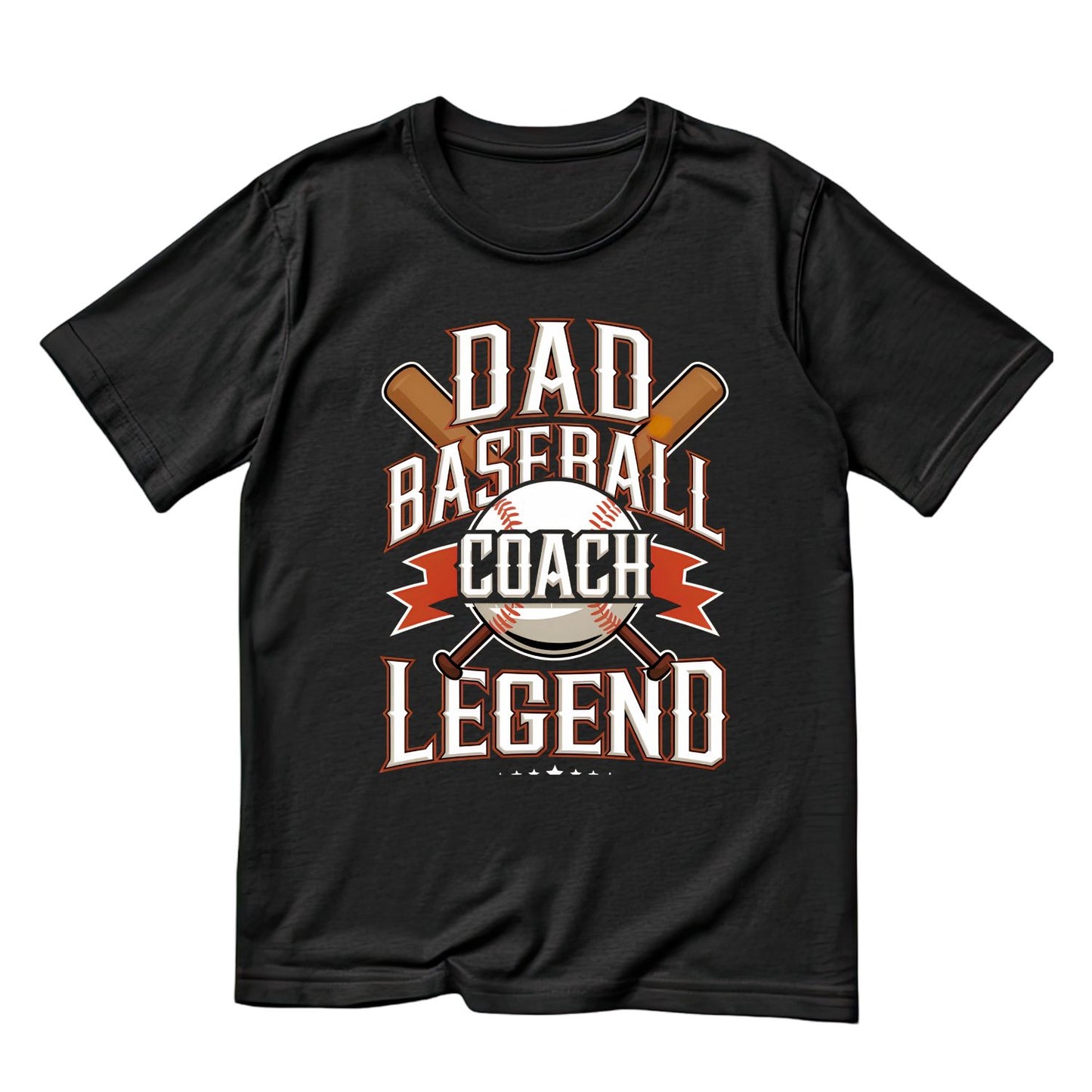 Dad Baseball Coach Legend T-Shirt | Sports Graphic Tee | Father’s Day Shirt | Birthday