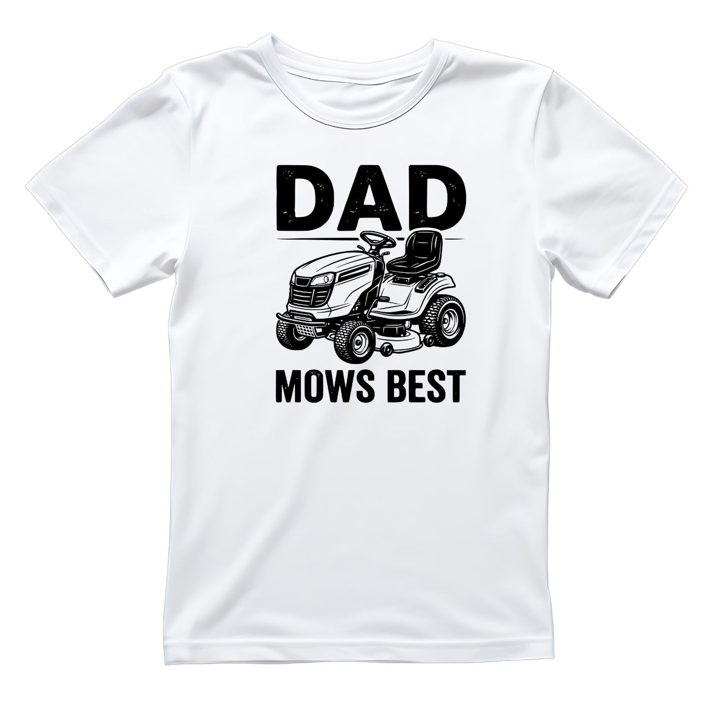 Dad Mows Best T-shirt | Lawn Mower Graphic Tee | Printed Shirt | Father’s Day | Birthday