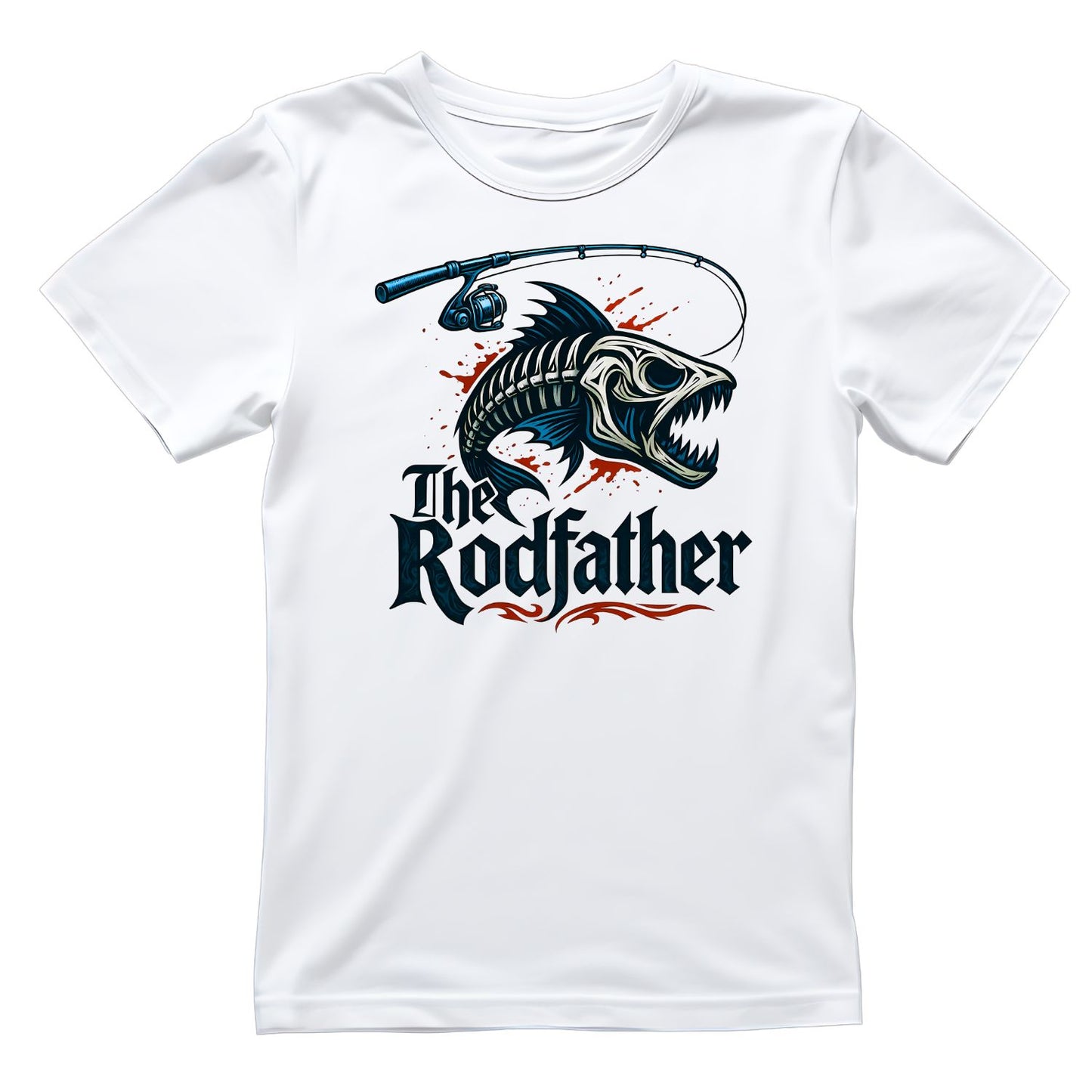 The Rodfather T-shirt | Fishing Graphic Tee | Printed Shirt | Father’s Day | Birthday