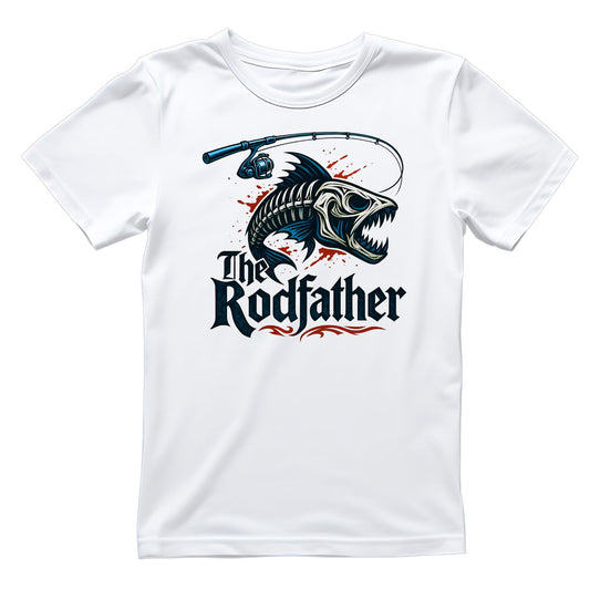 The Rodfather T-shirt | Fishing Graphic Tee | Printed Shirt | Father’s Day | Birthday