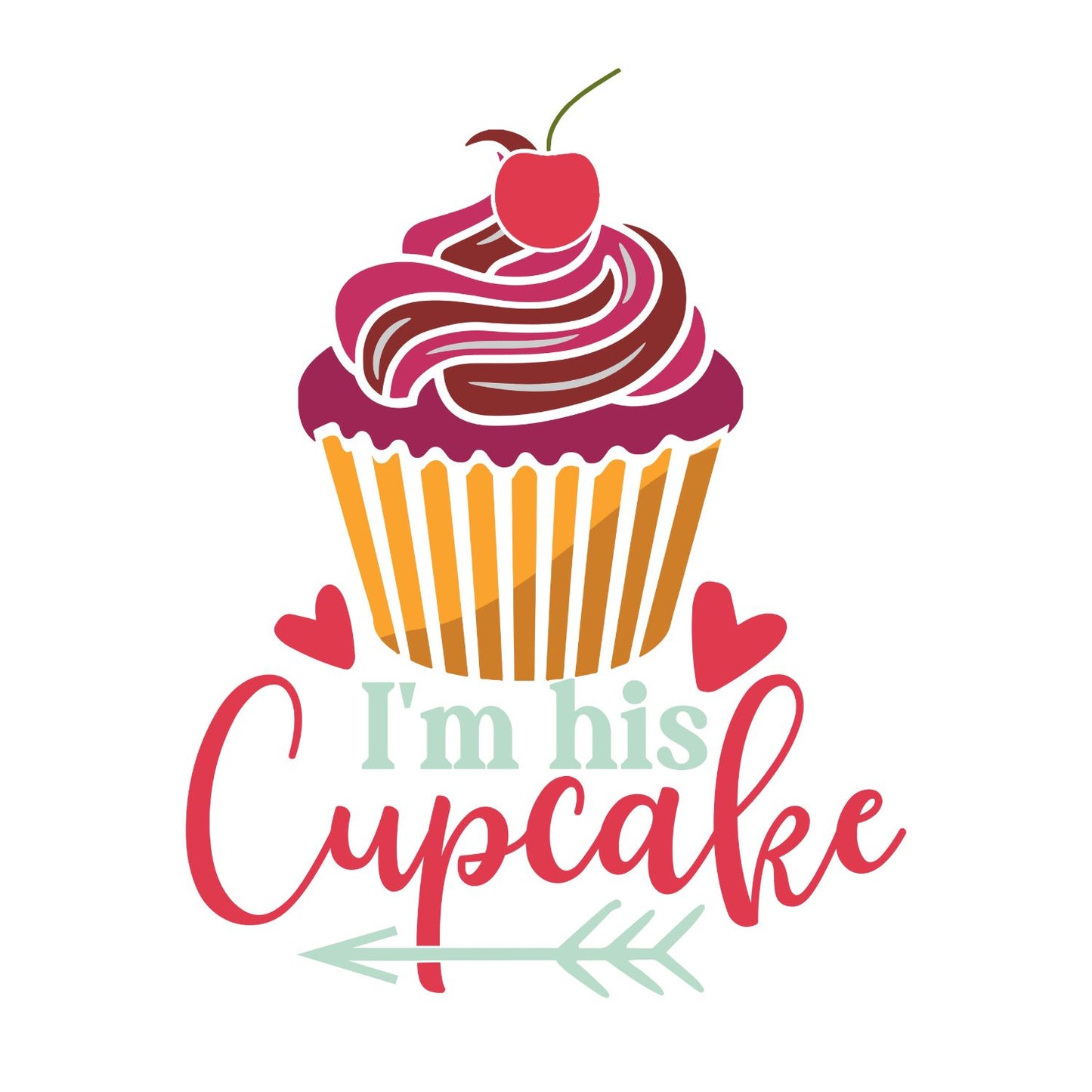 I’m Her Stud Muffin | I’m His Cupcake | Couples Valentine’s Day T-shirt