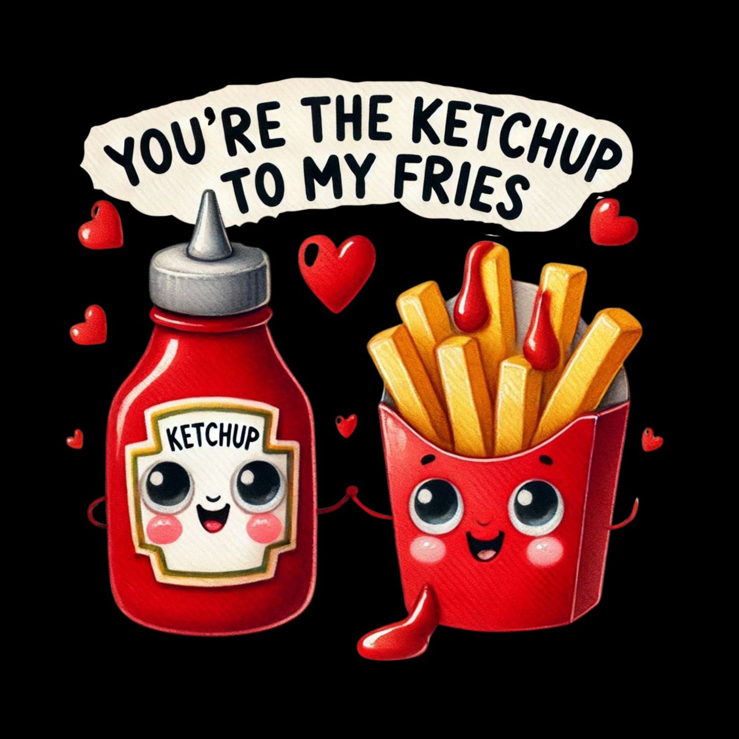 You’re The Ketchup To My Fries | Valentine’s Day T-shirt
