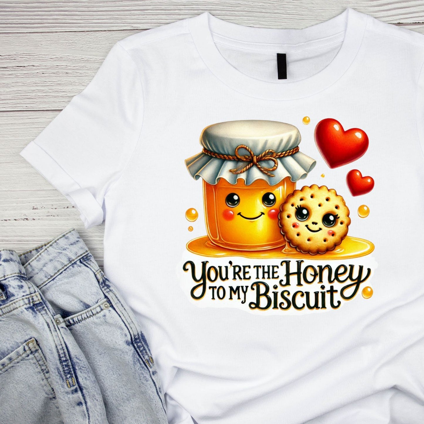 You’re The Honey To My Biscuit | Valentine’s Day T-shirt