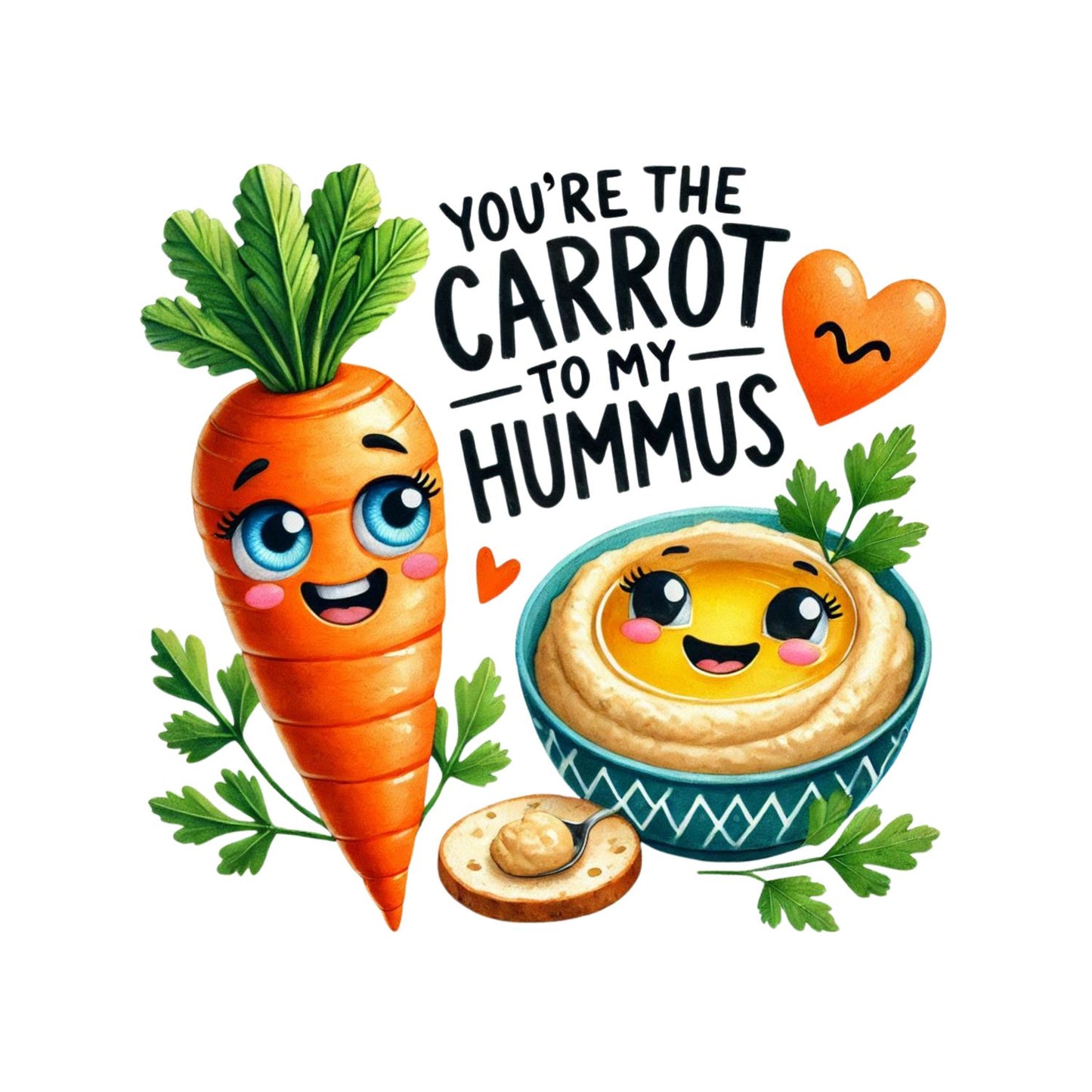You’re The Carrot to My Hummus | Valentine’s Day T-shirt |