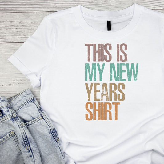 This Is My New Year’s Shirt T-shirt | New Years Eve | New Years Day | Families Tees | Couples Tee