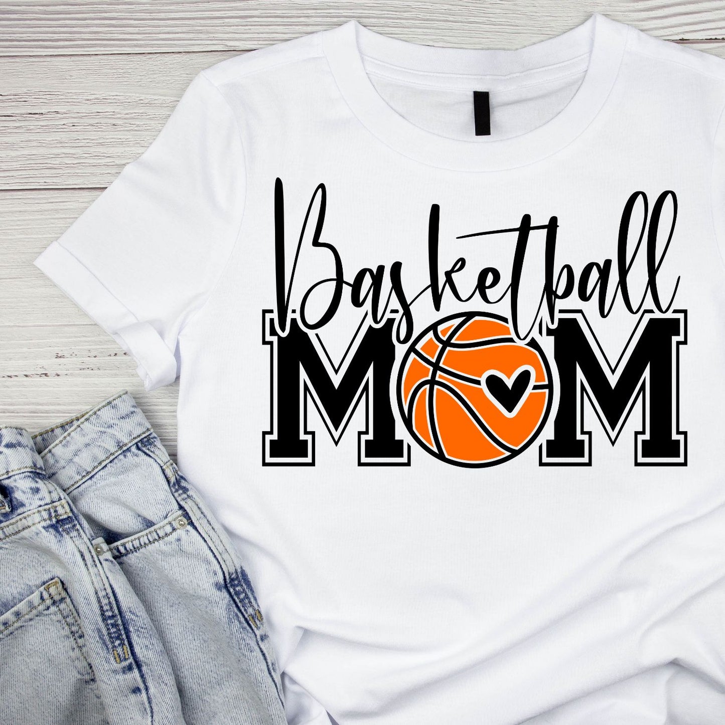 Basketball Mom T-Shirt | Sports Woman’s Tee