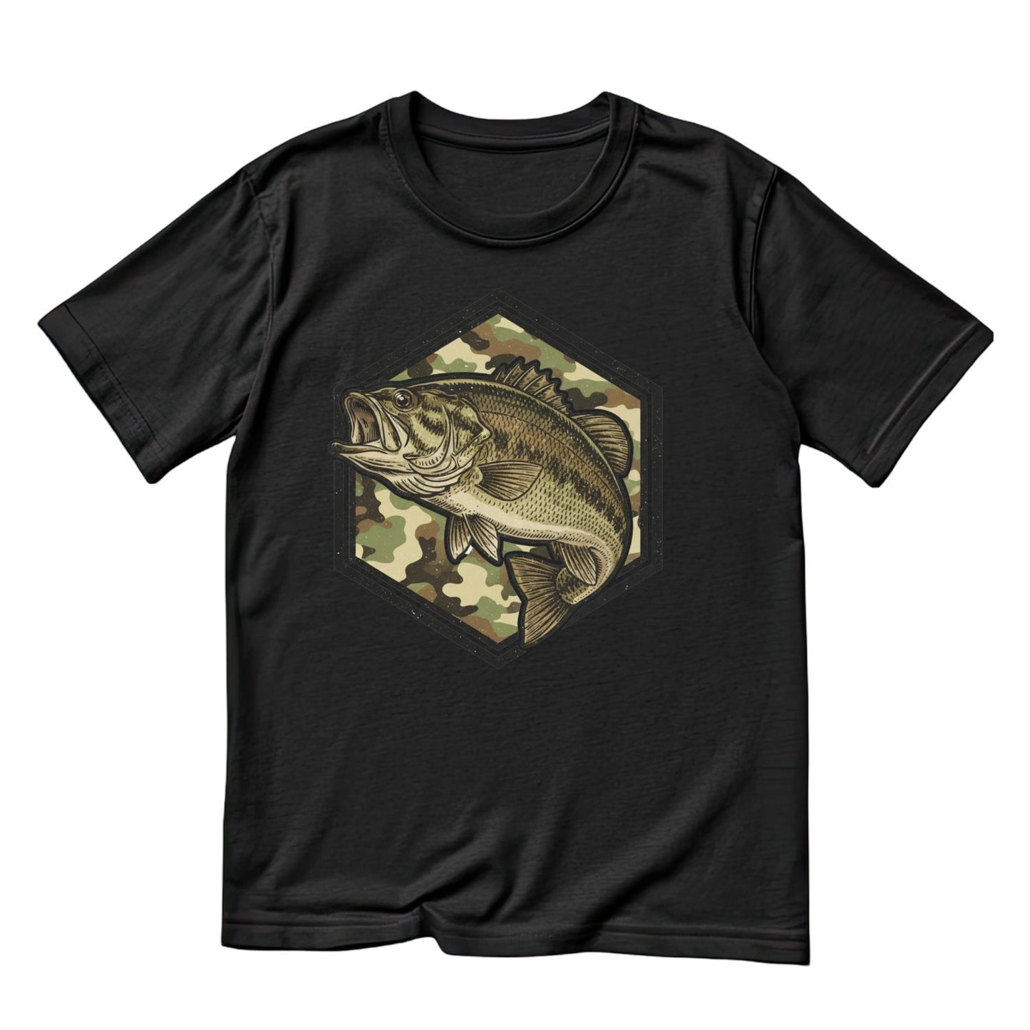 Fishing Camouflage Camo T-shirt