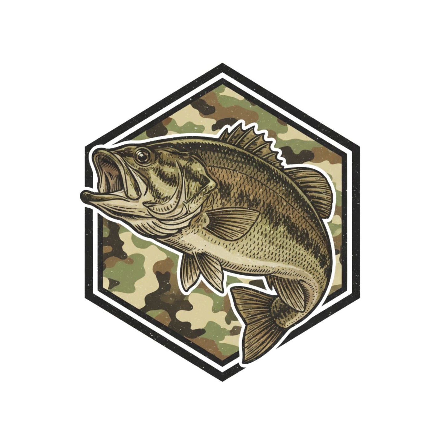 Fishing Camouflage Camo T-shirt