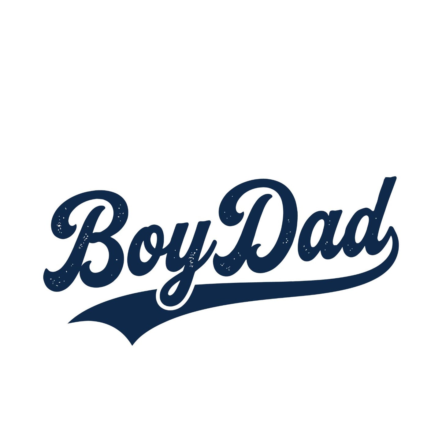 Boy Dad Blue Sports Logo T-shirt | Funny Graphic Tee | Printed Shirt | Father’s Day | Birthday