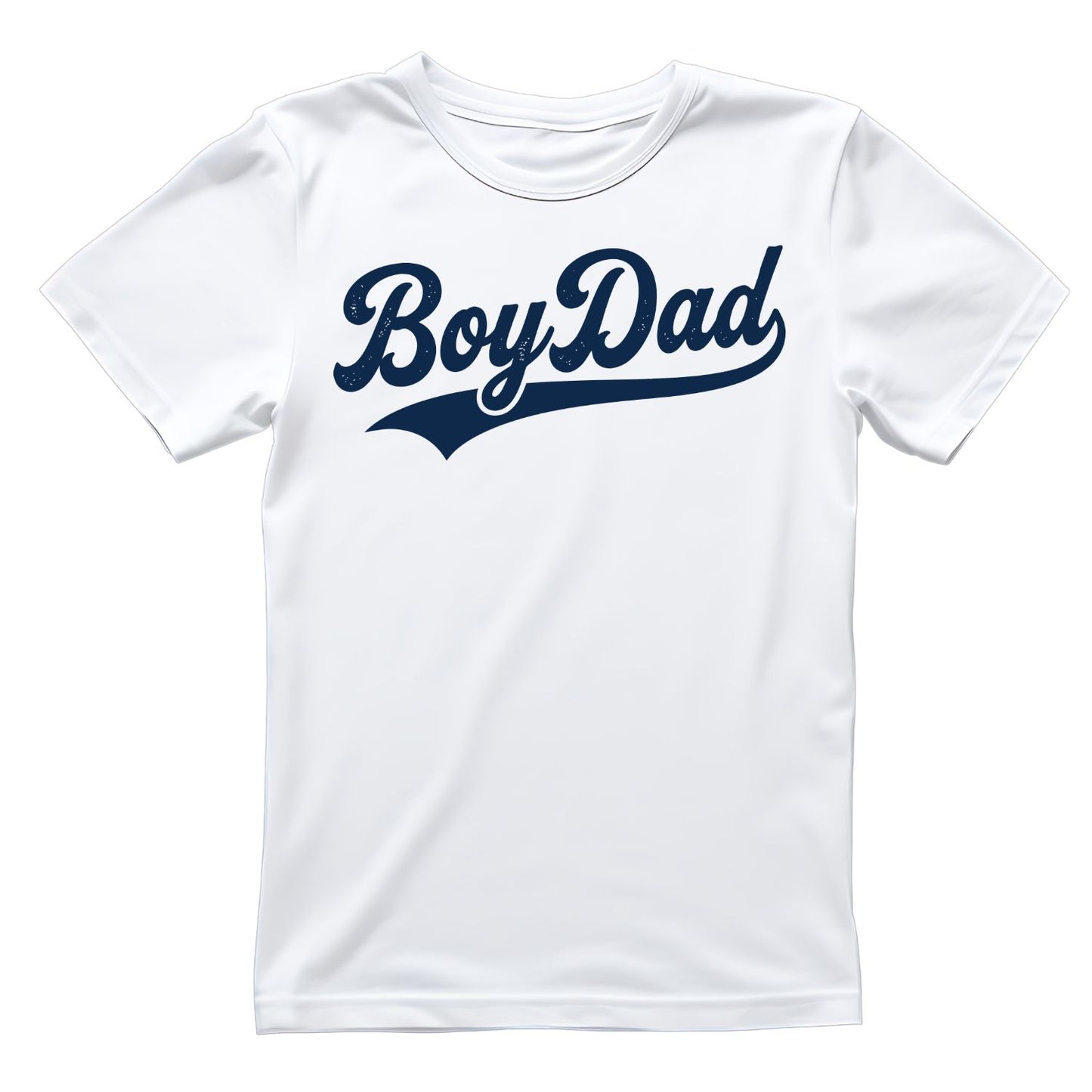 Boy Dad Blue Sports Logo T-shirt | Funny Graphic Tee | Printed Shirt | Father’s Day | Birthday