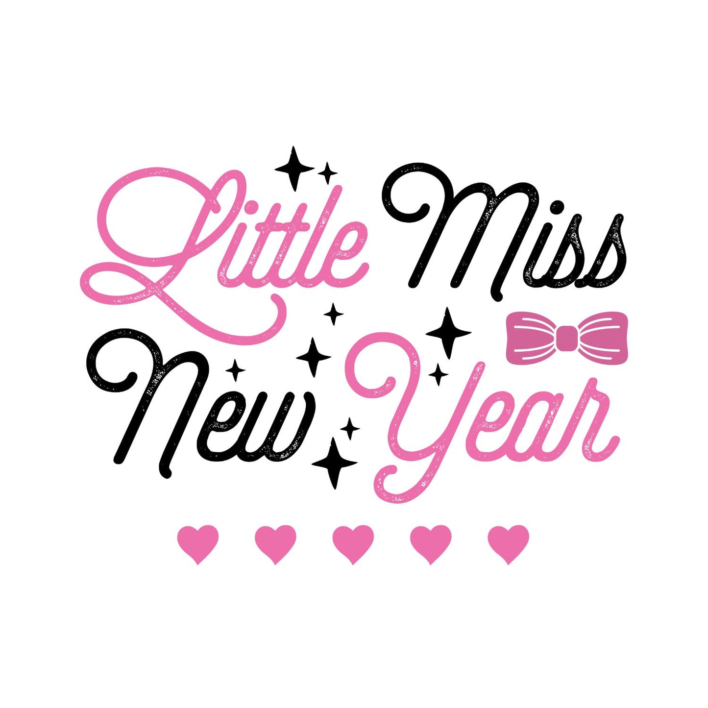 Little Miss New Year T-shirt | New Years Eve | New Years Day |