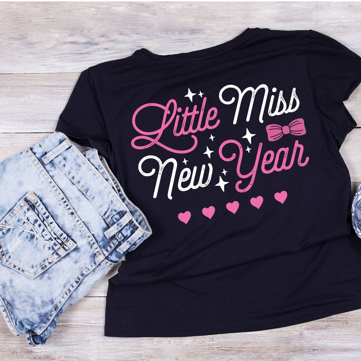 Little Miss New Year T-shirt | New Years Eve | New Years Day |