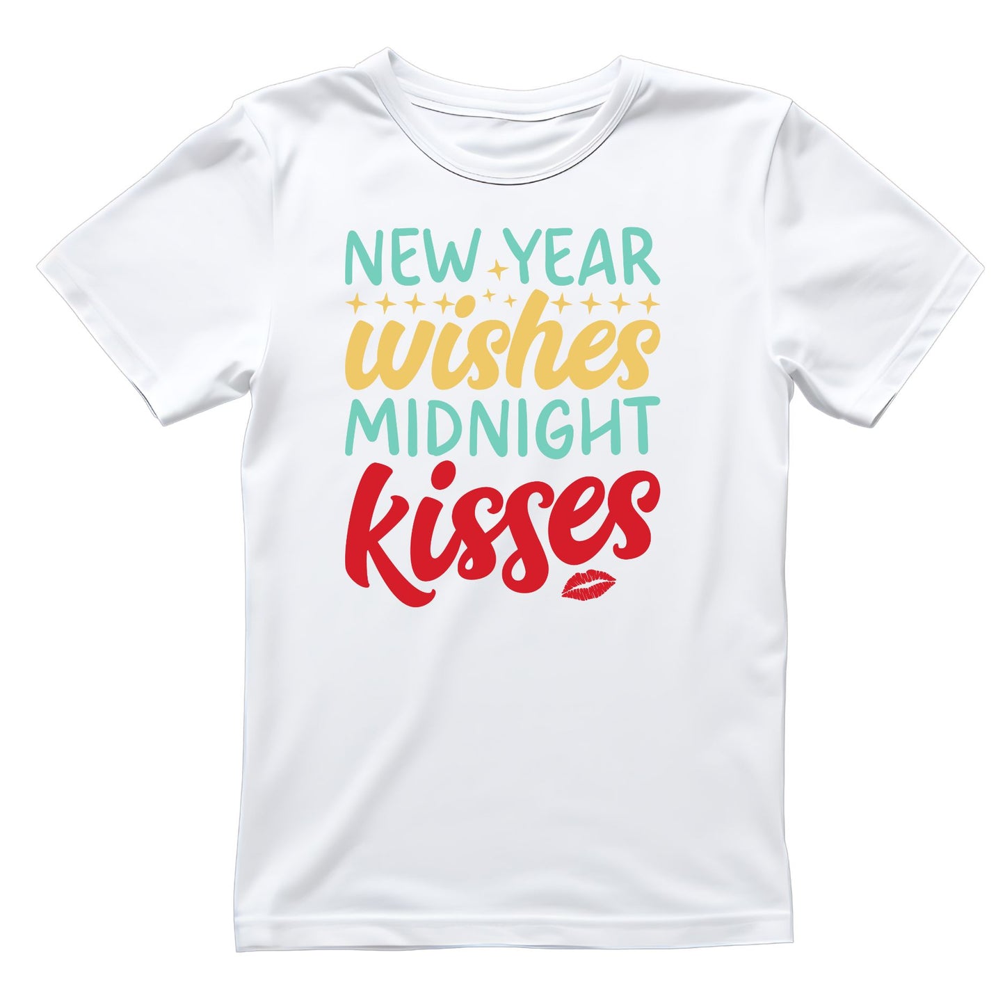 New Year Wishes Midnight Kisses T-shirt | New Years Eve | New Years Day |