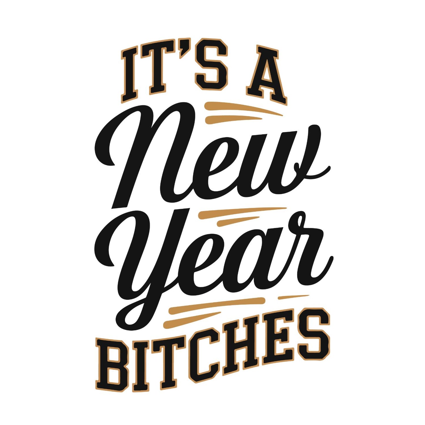 It’s A New Year B*tches T-shirt | New Years Eve | New Years Day |