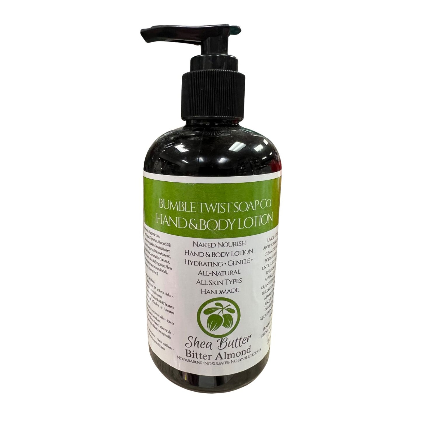 Shea Butter Almond Lotion | Natural Hydrating Body Lotion | Bumble Twist SoapCo.