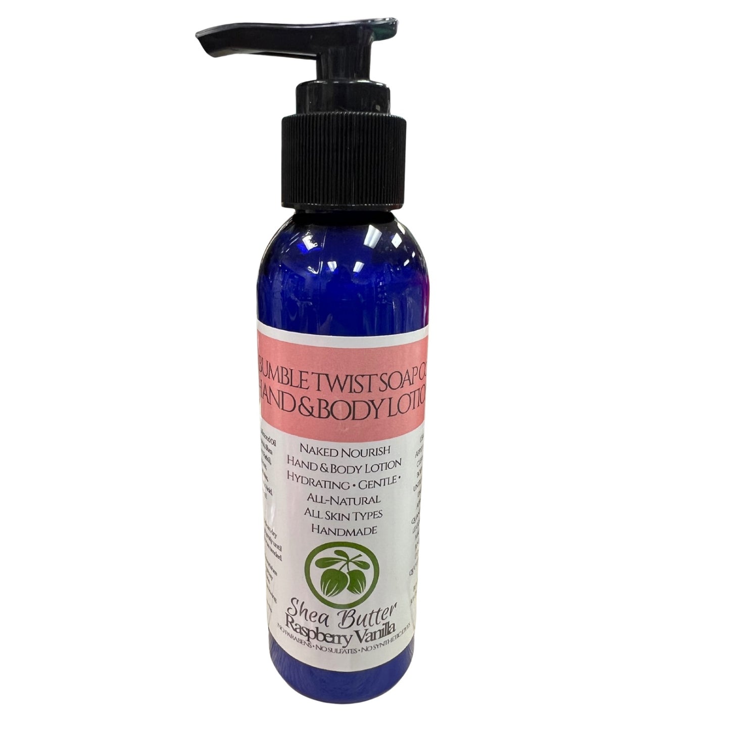 Shea Butter Raspberry Vanilla Lotion | Handmade in Canada | Bumble Twist SoapCo.