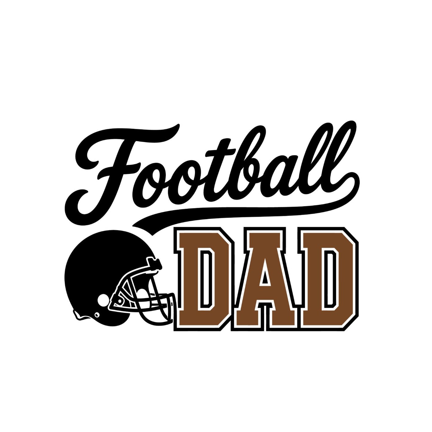 Football Dad T-shirt | Sports Graphic Tee | Printed Shirt | Father’s Day | Birthday