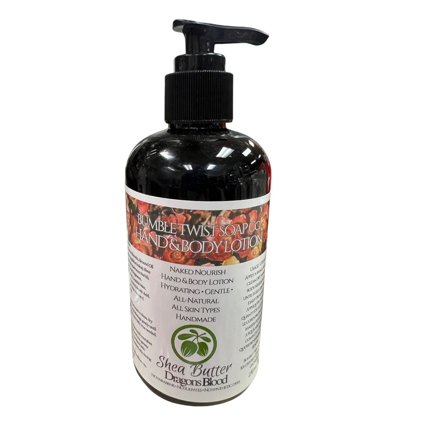 Shea Butter Dragon’s Blood Lotion | Handmade in Canada | Bumble Twist Soap Co.
