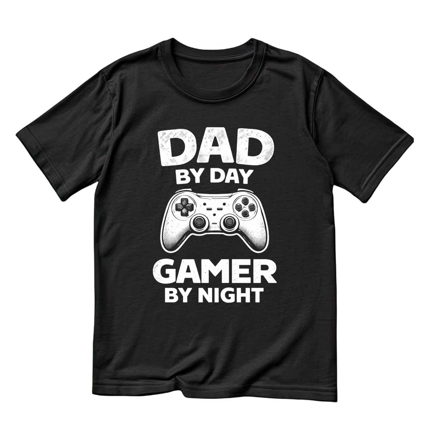 Dad By Day Gamer By Night T-shirt | Funny Graphic Tee | Printed Shirt | Father’s Day | Birthday