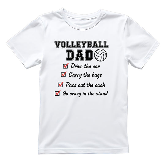 Volleyball Dad T-shirt | Sports Graphic Tee | Printed Shirt | Father’s Day | Birthday