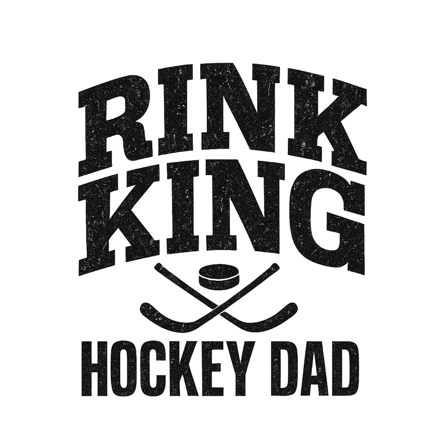 Rink King Hockey Dad T-shirt | Sports Graphic Tee | Printed Shirt | Father’s Day | Birthday