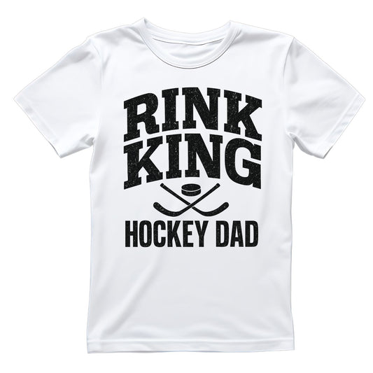 Rink King Hockey Dad T-shirt | Sports Graphic Tee | Printed Shirt | Father’s Day | Birthday