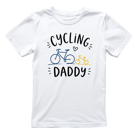 Cycling Daddy Bicycle T-shirt | Graphic Tee | Printed Shirt | Birthday | Father’s Day