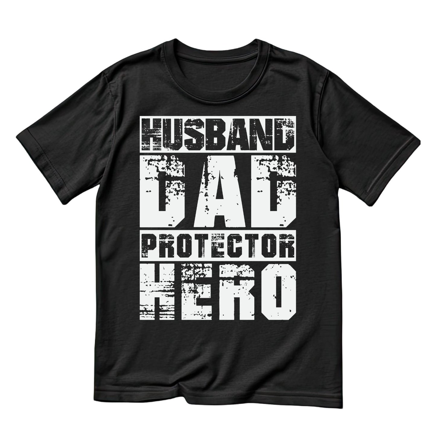 Husband Dad Protector Hero T-shirt | Graphic Tee | Printed Shirt | Father’s Day | Birthday