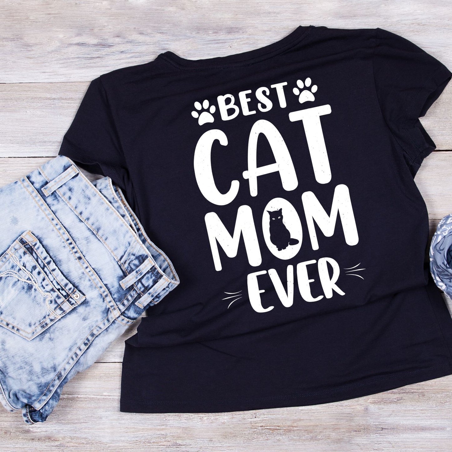 Best Cat Mom Ever T-Shirt| Kitty Kitten | Birthday Gift | Mother’s Day Gift