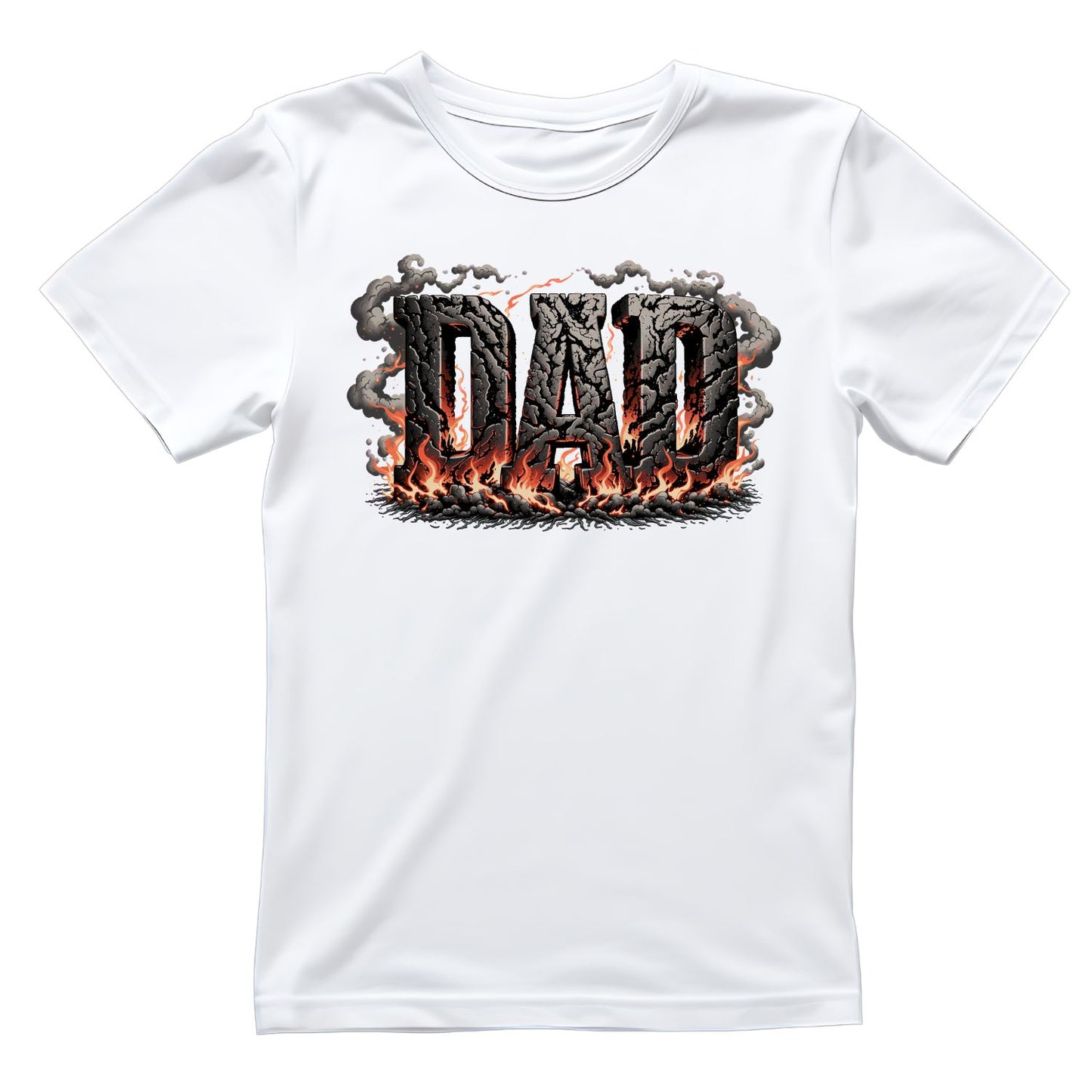 Dad Flaming Rock T-Shirt | Graphic Tee | Father’s Day Shirt | Birthday