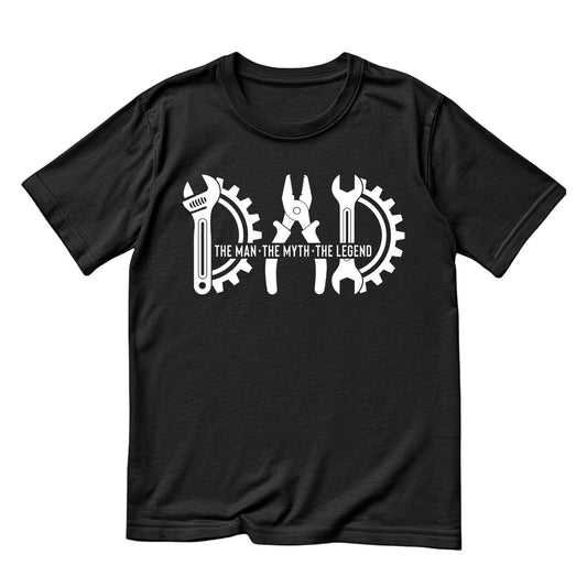 Tool Dad Logo Style T-shirt | Mountains Graphic Tee | Printed Shirt | Father’s Day | Birthday