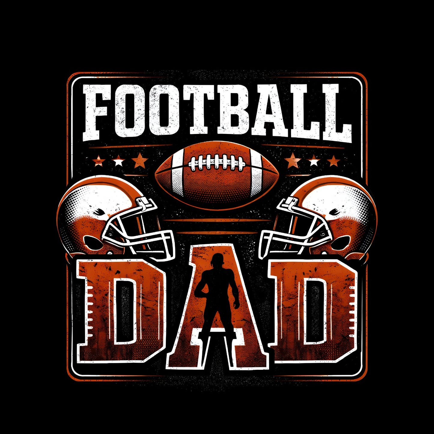 Football Dad T-shirt | Sports Graphic Tee | Printed Shirt | Father’s Day | Birthday