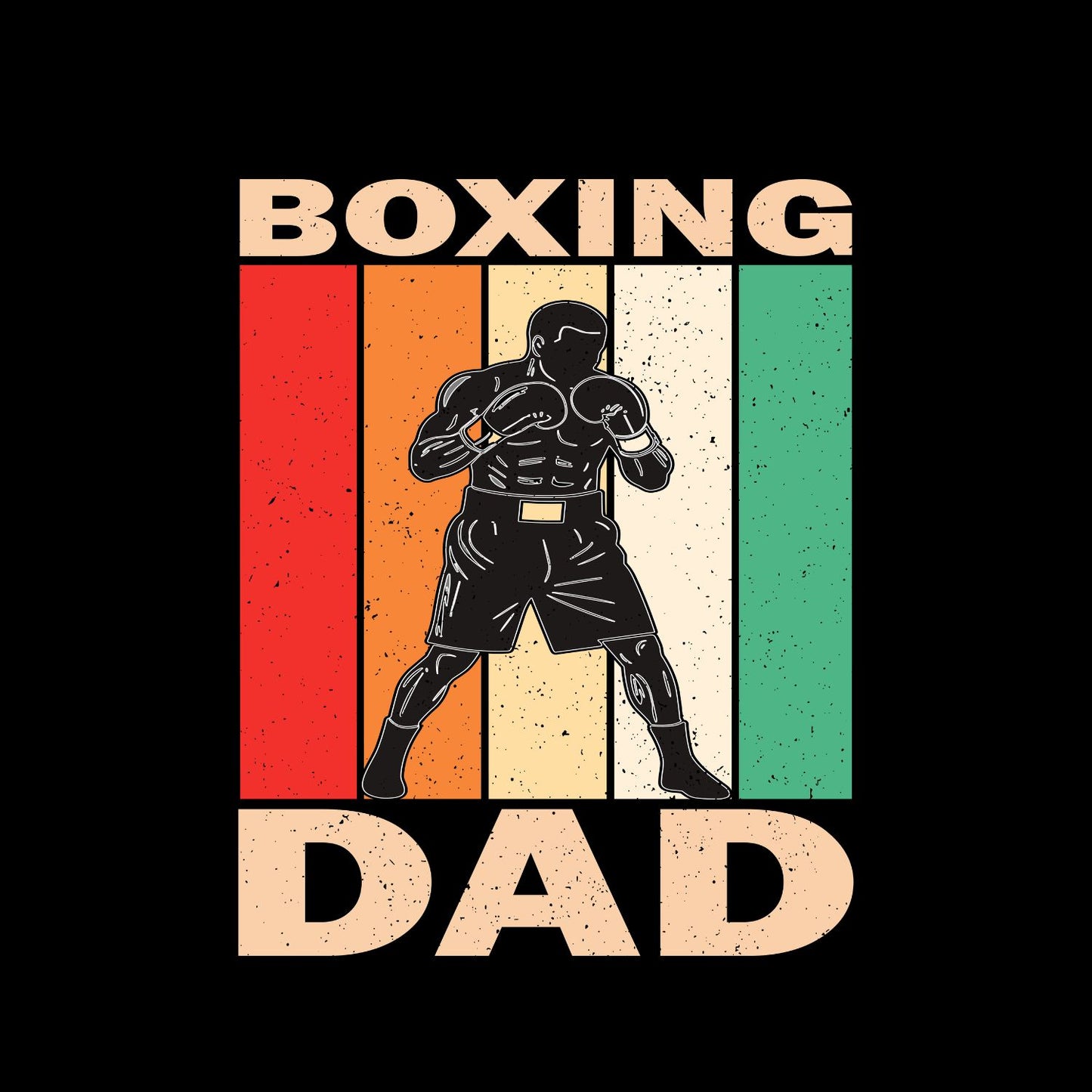 Boxing Dad T-shirt | Sports Graphic Tee | Printed Shirt | Father’s Day | Birthday l