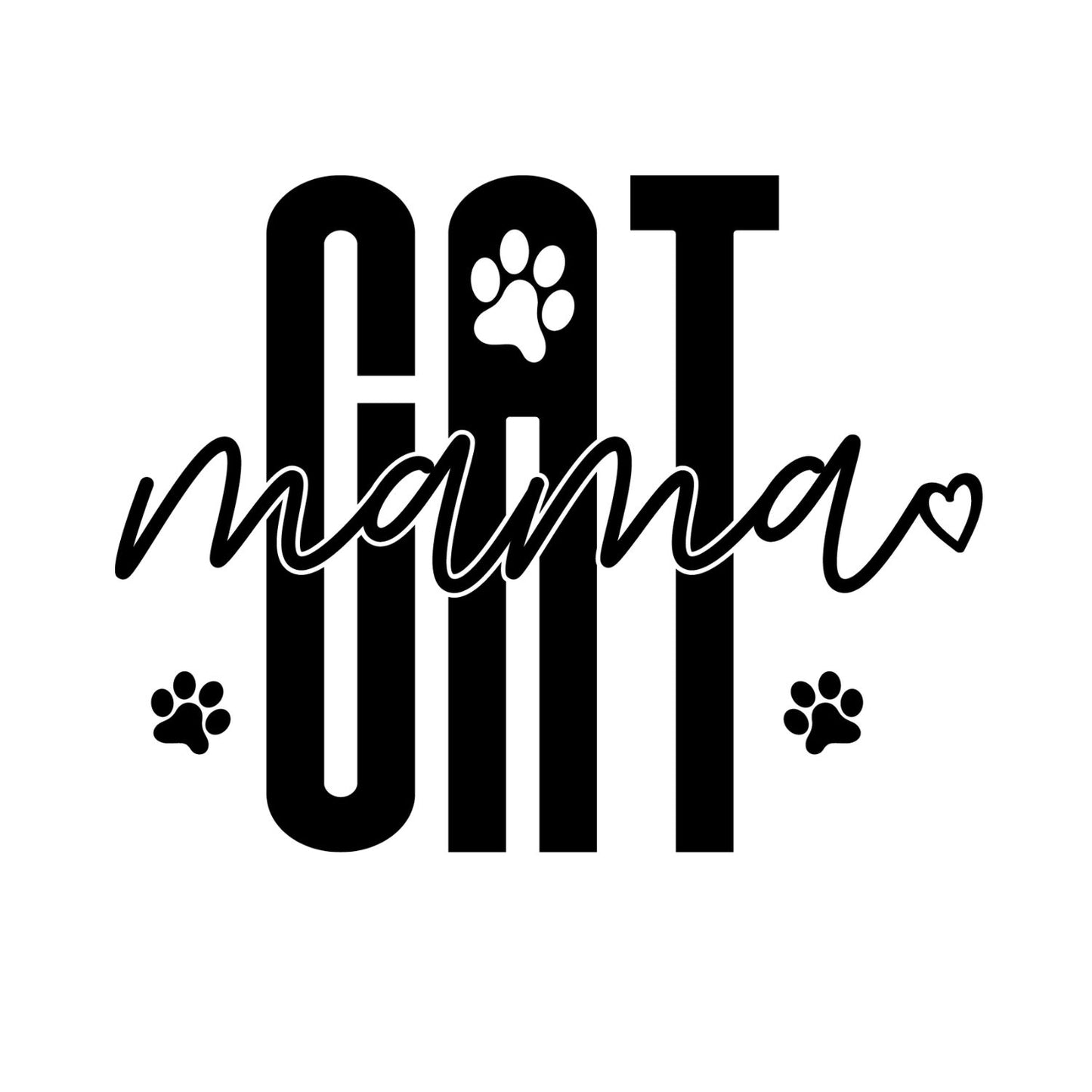Cat Mama T-Shirt| Cat Kitty Kitten