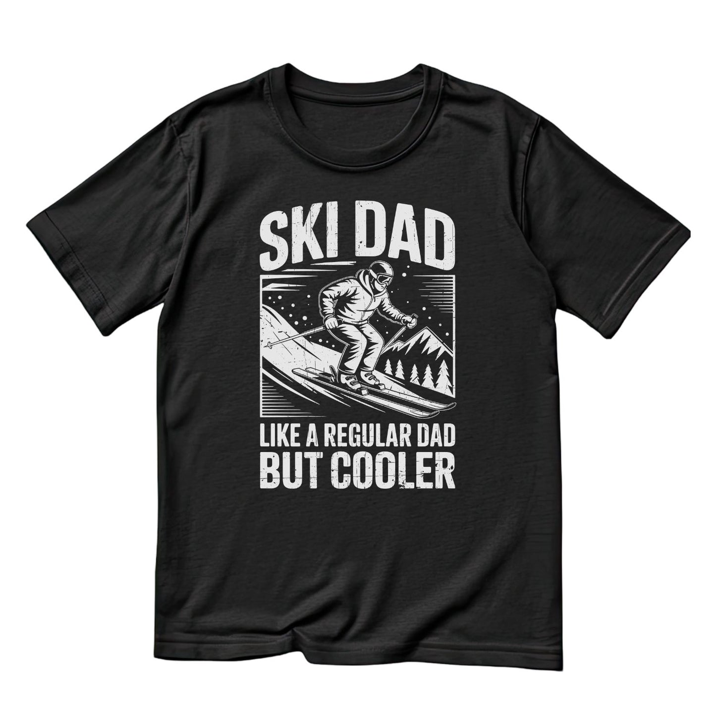 Ski Dad Like A Regular Dad But Cooler T-shirt | Sports Graphic Tee | Printed Shirt | Father’s Day | Birthday