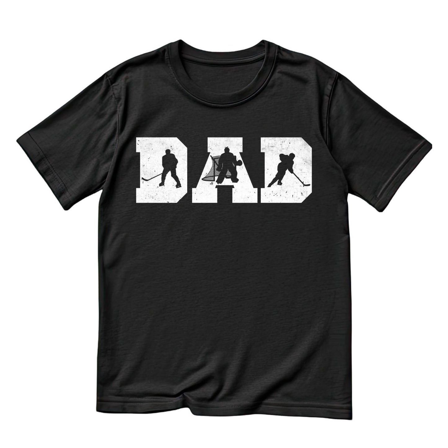 Dad Logo Hockey Design T-shirt | Sports Graphic Tee | Printed Shirt | Father’s Day | Birthday