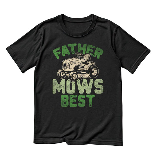 Father Mows Best Lawnmower T-shirt | Sports Graphic Tee | Printed Shirt | Father’s Day | Birthday