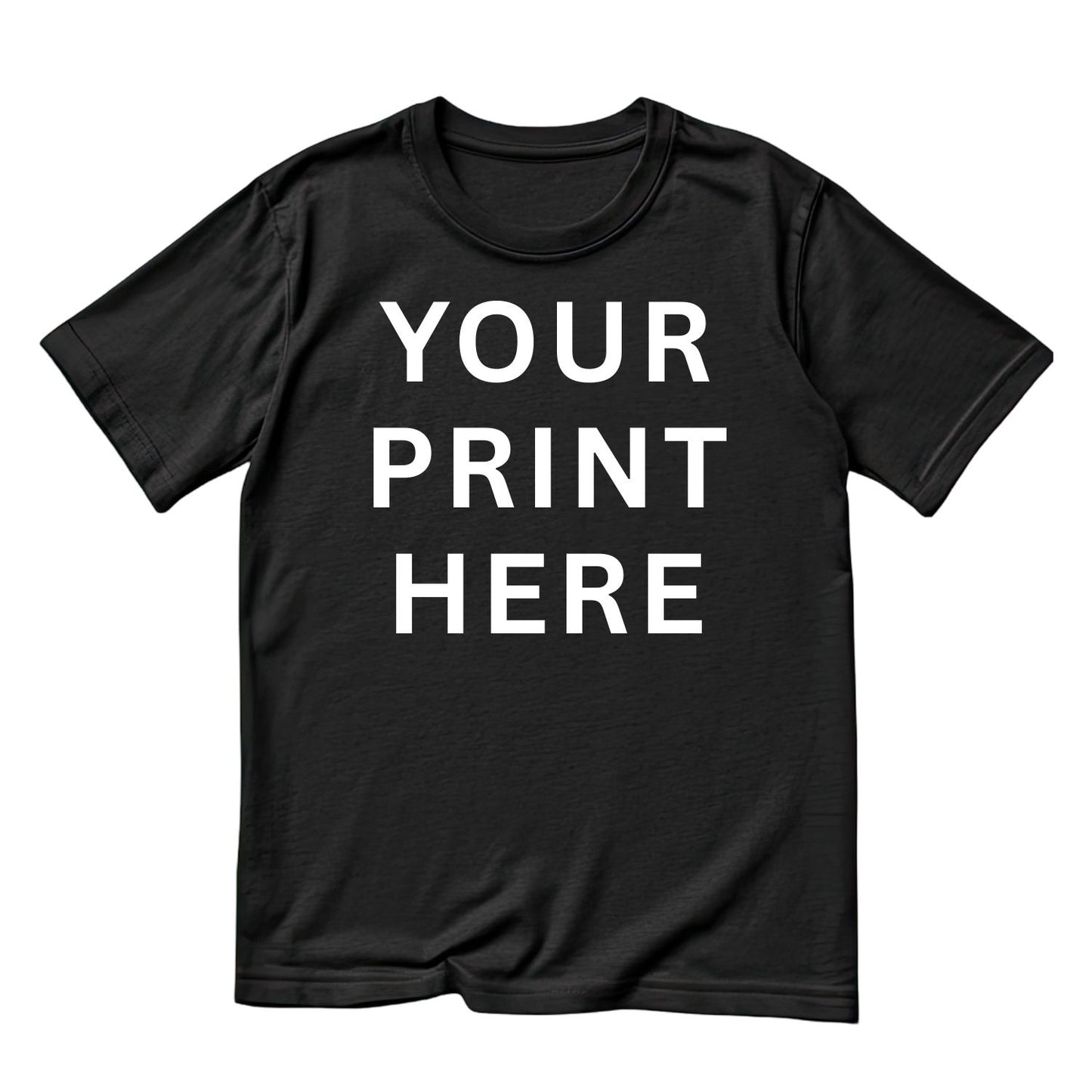 Custom Printed T-Shirt | Create a T-shirt That’s Uniquely Yours | Black
