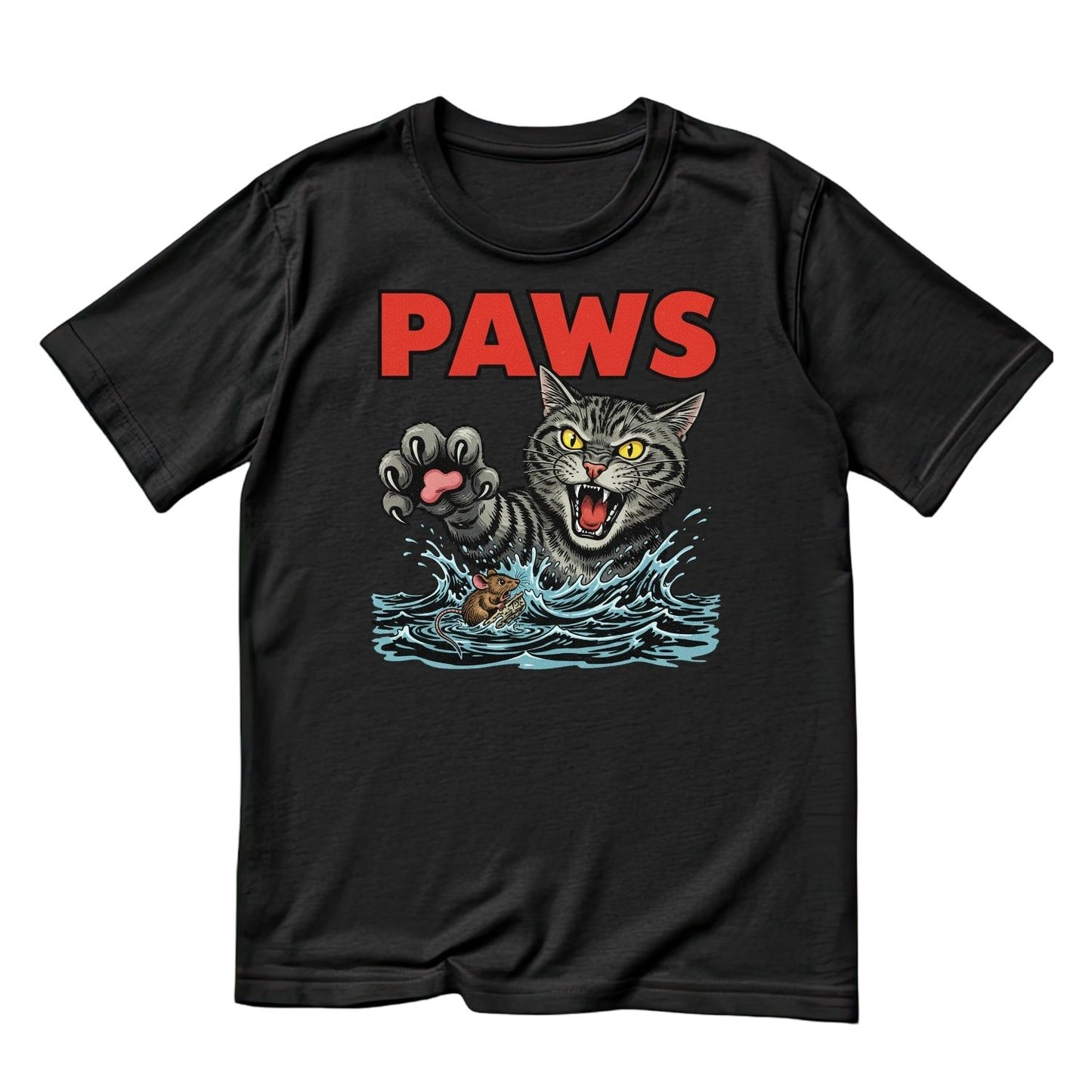 Paws Cat T-Shirt| Cat Kitty Kitten |