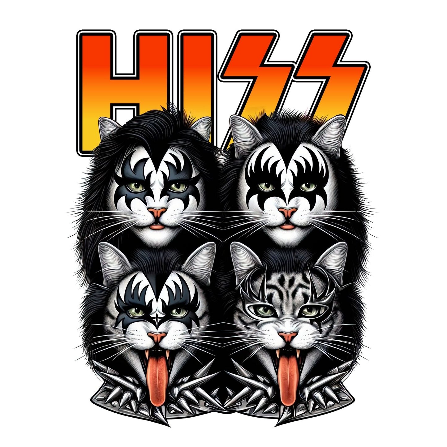 Hiss Cat T-Shirt| Cat Kitty Kitten |