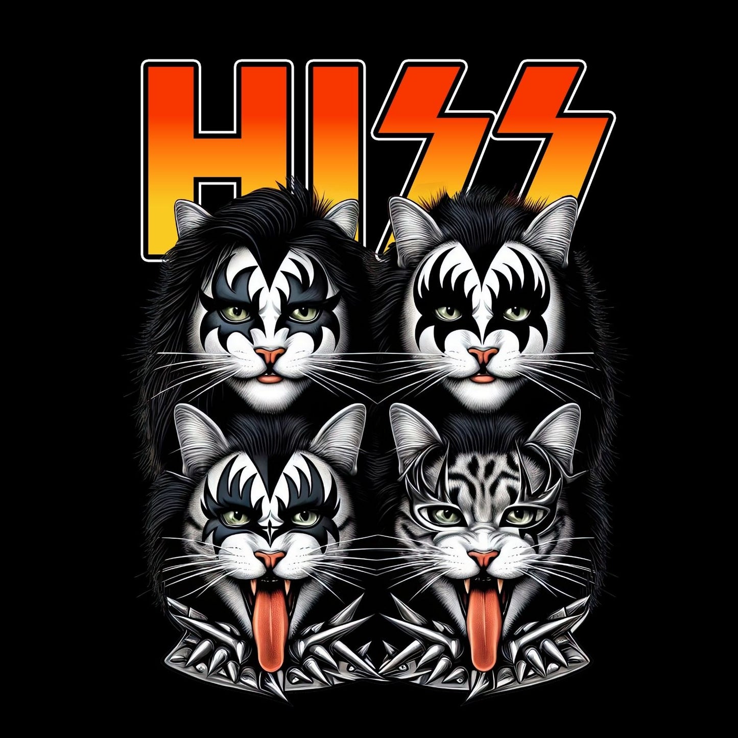 Hiss Cat T-Shirt| Cat Kitty Kitten |