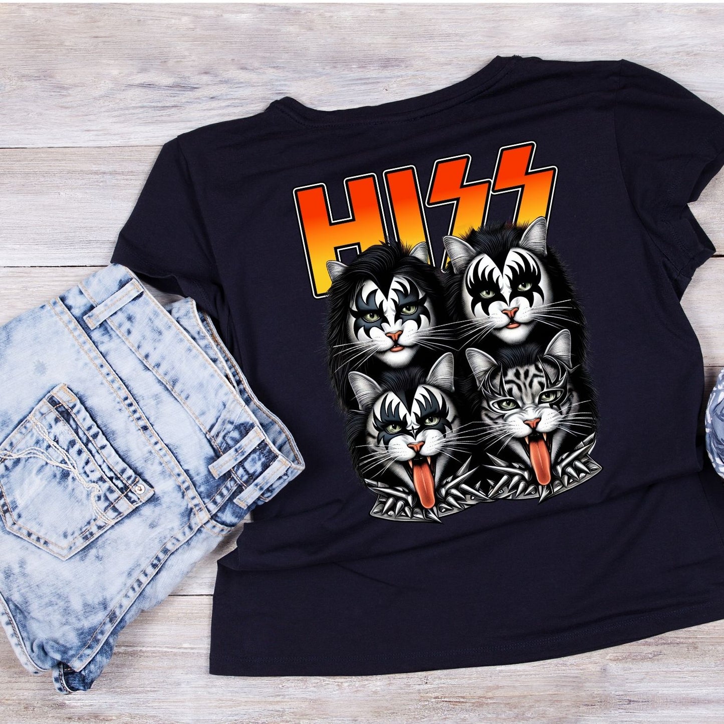 Hiss Cat T-Shirt| Cat Kitty Kitten |