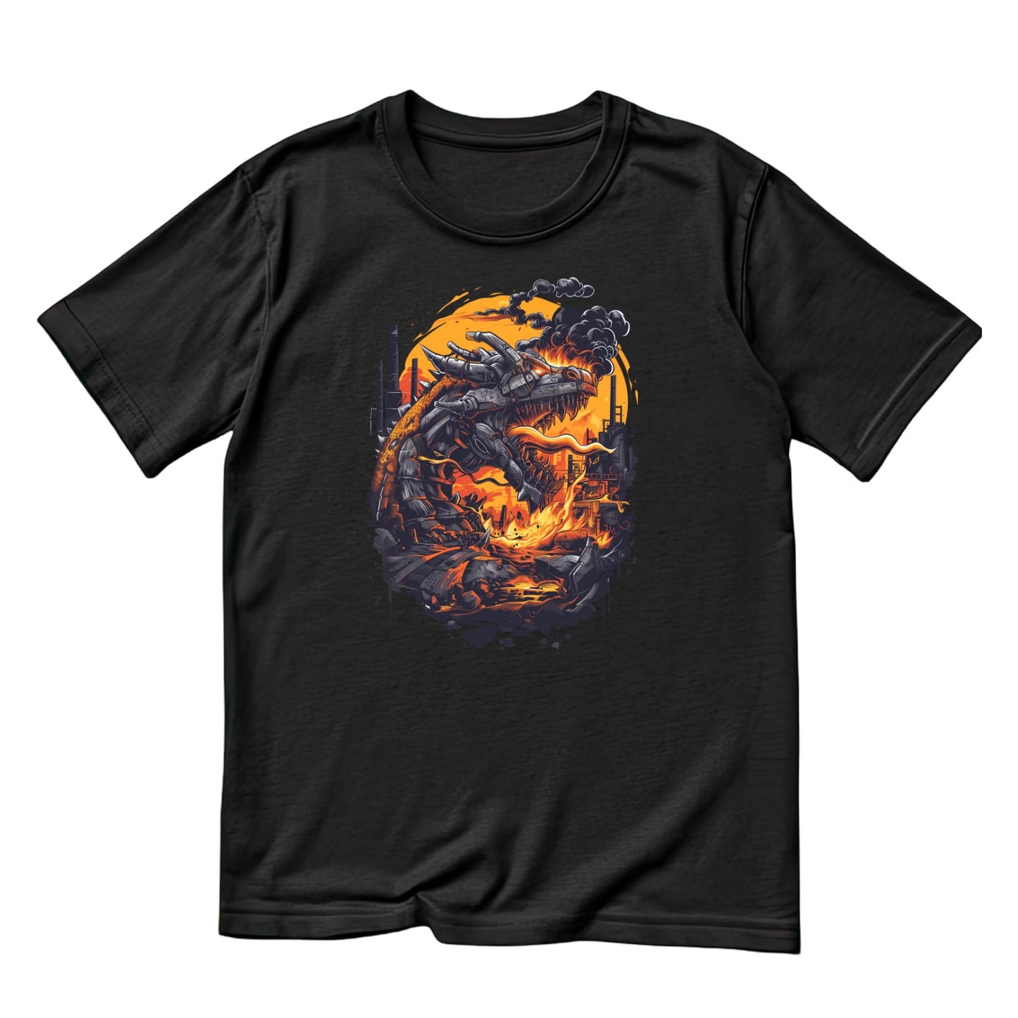 Mechanical Metal Industry Dragon T-Shirt|