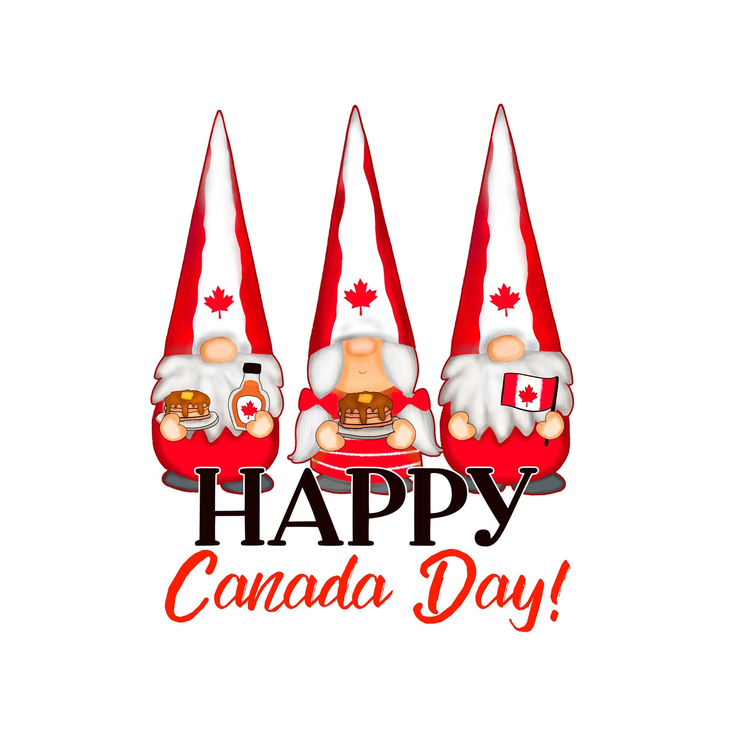 Happy Canada Day Gnome T-Shirt | Graphic Tee | July 1st Shirt