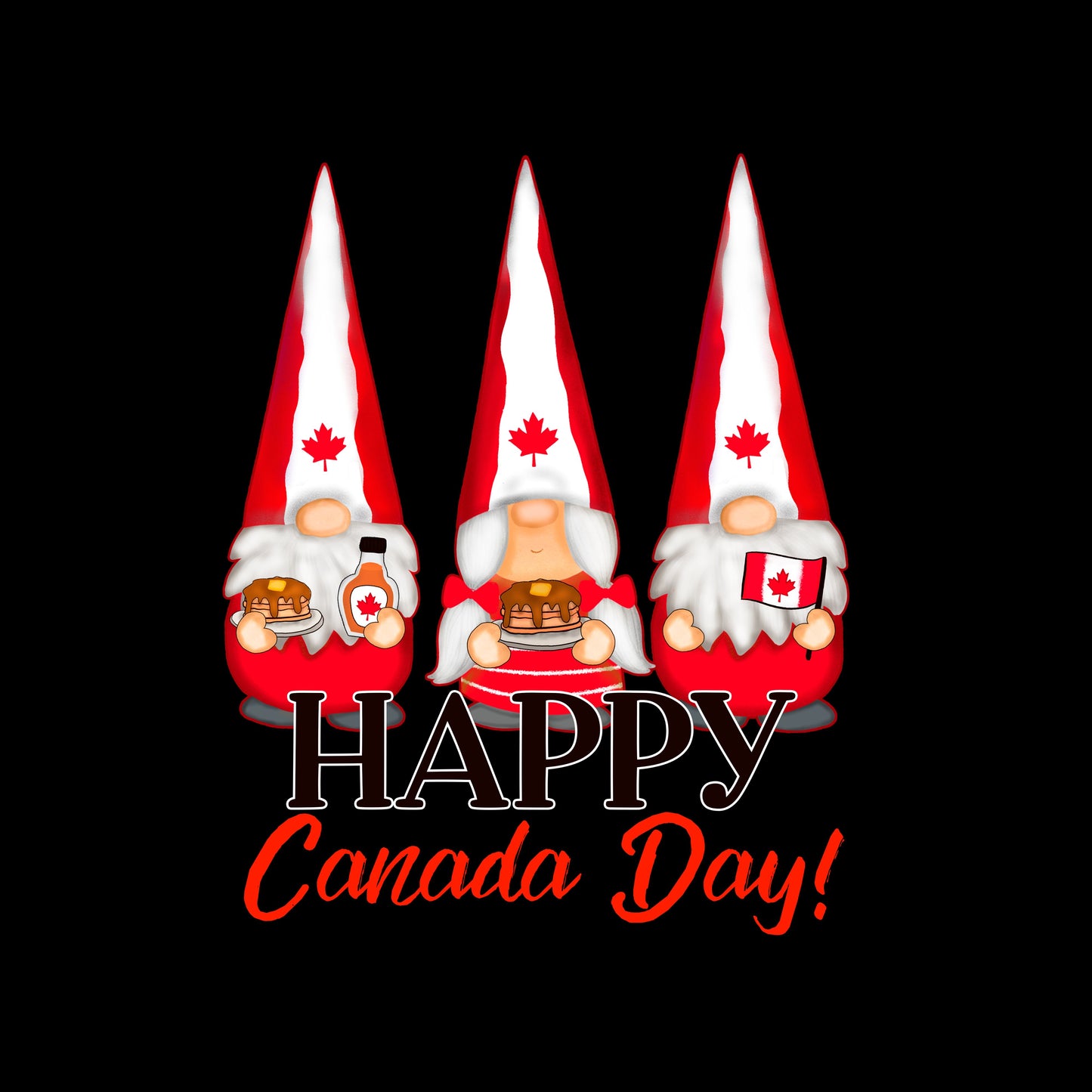 Happy Canada Day Gnome T-Shirt | Graphic Tee | July 1st Shirt