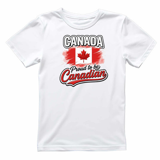 Canada Proud To Be Canadian T-shirt | July 1st Graphic Tee | Printed Shirt