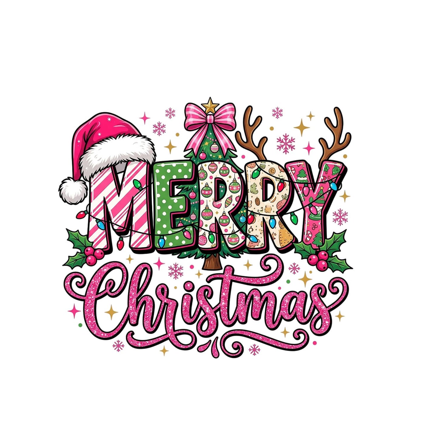 Merry Christmas T-Shirt | Xmas Graphic Tee | Holiday Shirt