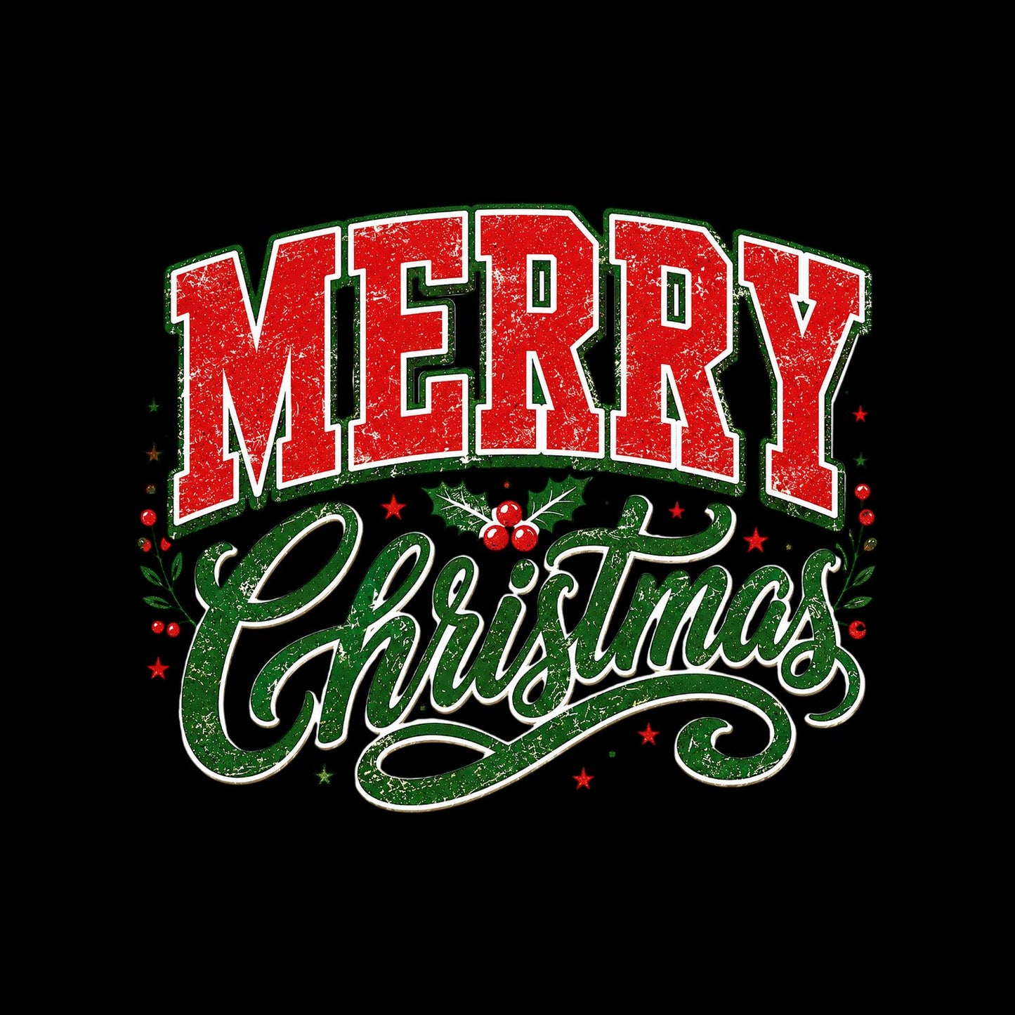 Merry Christmas T-Shirt | Xmas Graphic Tee | Holiday Shirt